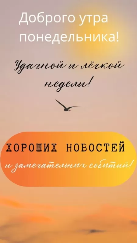 Картинки "Доброе утро понедельника". Красивые картинки "Доброе утро понедельник"