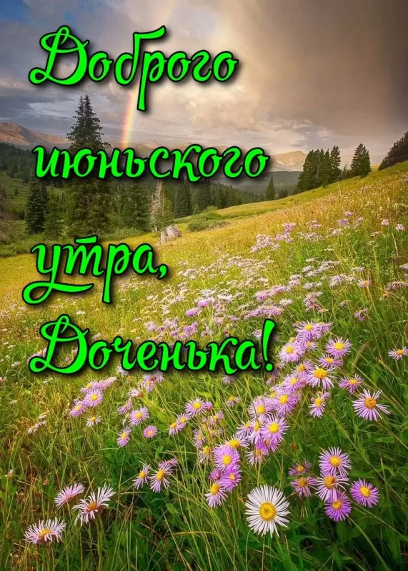 Картинки и открытки с добрым июньским утром . С добрым июньским утром - картинки с пожеланиями