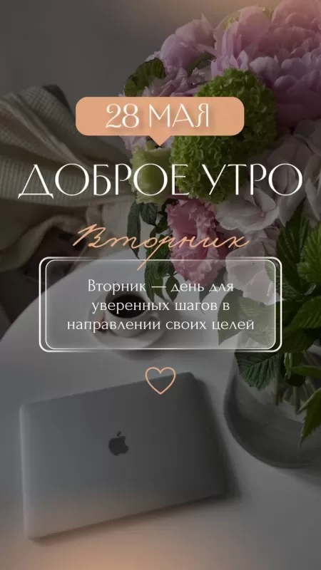 Доброе утро вторника: картинки позитивные. Картинки "С добрым утром вторника" красивые