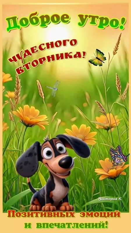 Картинки Доброе утро вторника. Доброе утро вторника - картинки позитивные