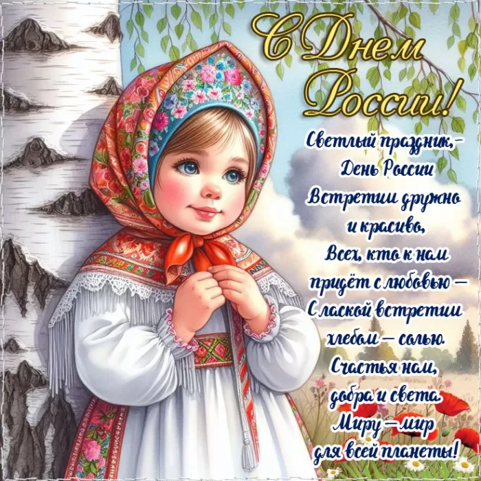 Красивые картинки с Днем России (100 открыток)