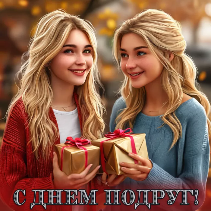 Красивые картинки с Днем подруг