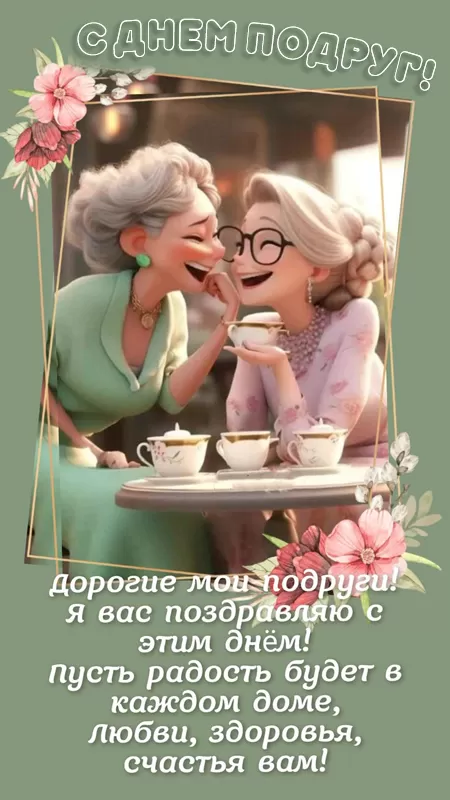 Красивые картинки с Днем подруг. Красивые картинки с Днем подруг