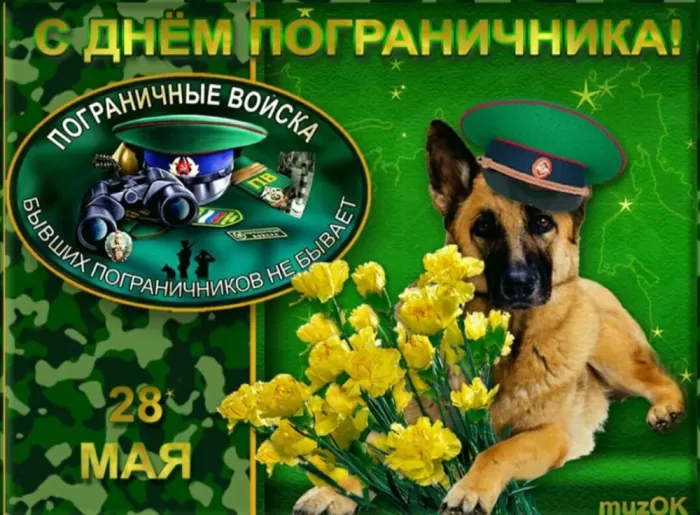 Открытки с Днем пограничника. Прикольные открытки на День пограничника