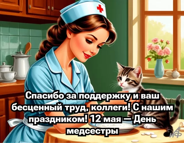 Открытки и картинки с Днем медицинской сестры. Прикольные картинки с Днем медсестры