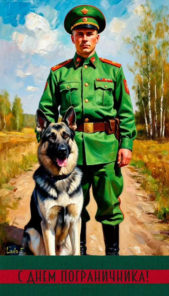 Открытки с Днем пограничника. Открытки с Днем пограничника (красивые и новые)