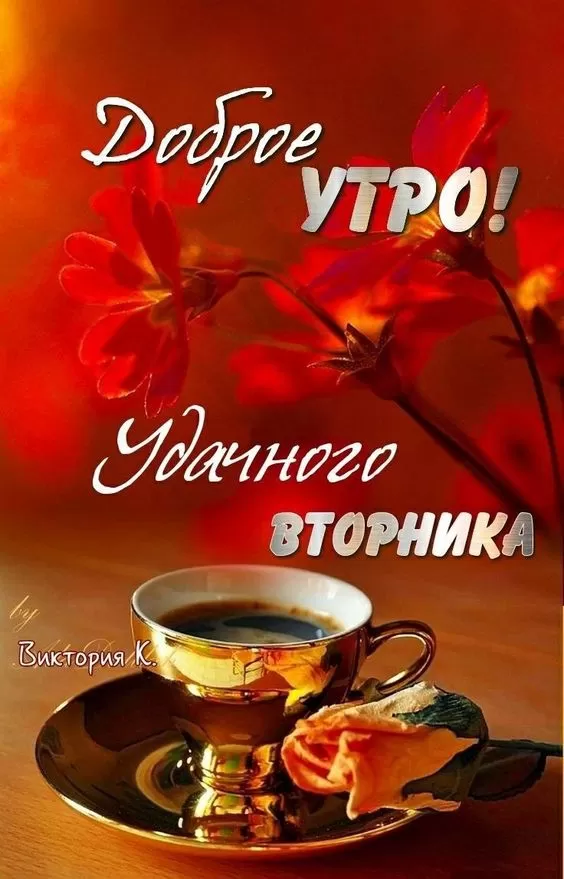 Картинки Доброе утро вторника. Красивые картинки с добрым утром вторника