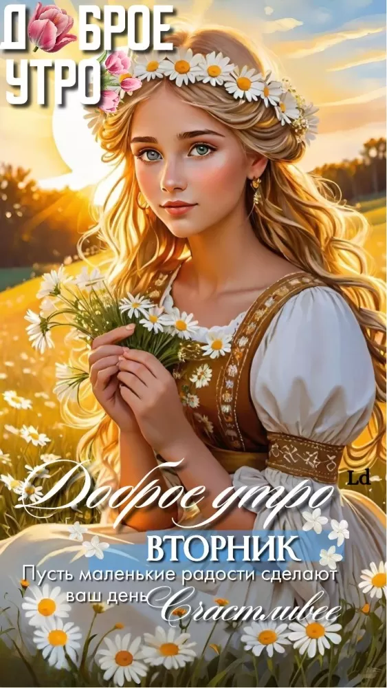 Картинки Доброе утро вторника. Красивые картинки с добрым утром вторника