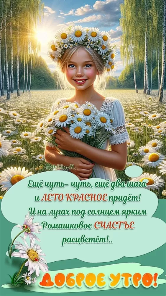 Открытки Доброе июльское утро (80 картинок). Красивые картинки Доброе июльское утро