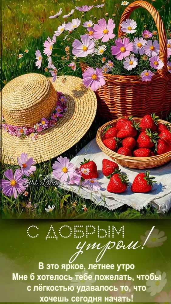 Открытки Доброе июльское утро (80 картинок). Красивые картинки Доброе июльское утро