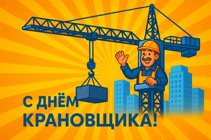 Картинки на День крановщика. Картинки с Днем крановщика красивые