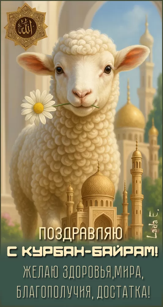Красивые открытки с Курбан-Байрам . Красивые открытки с Курбан-Байрам