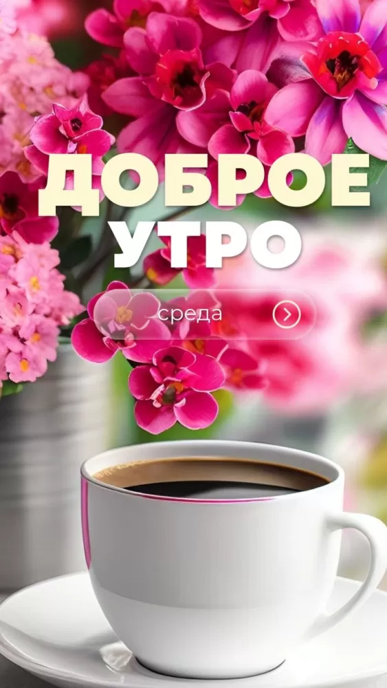 Красивые картинки Доброе утро среды. Красивые картикни Доброе утро среда