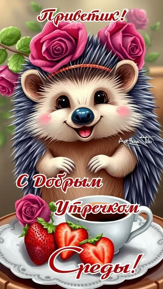 Красивые картинки Доброе утро среды. Картинки "Доброе утро среды" красивые и прикольные