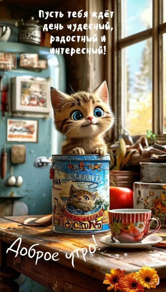 Позитивные картинки с пожеланиями Доброго утра. Картинки Доброе утро позитивные и прикольные