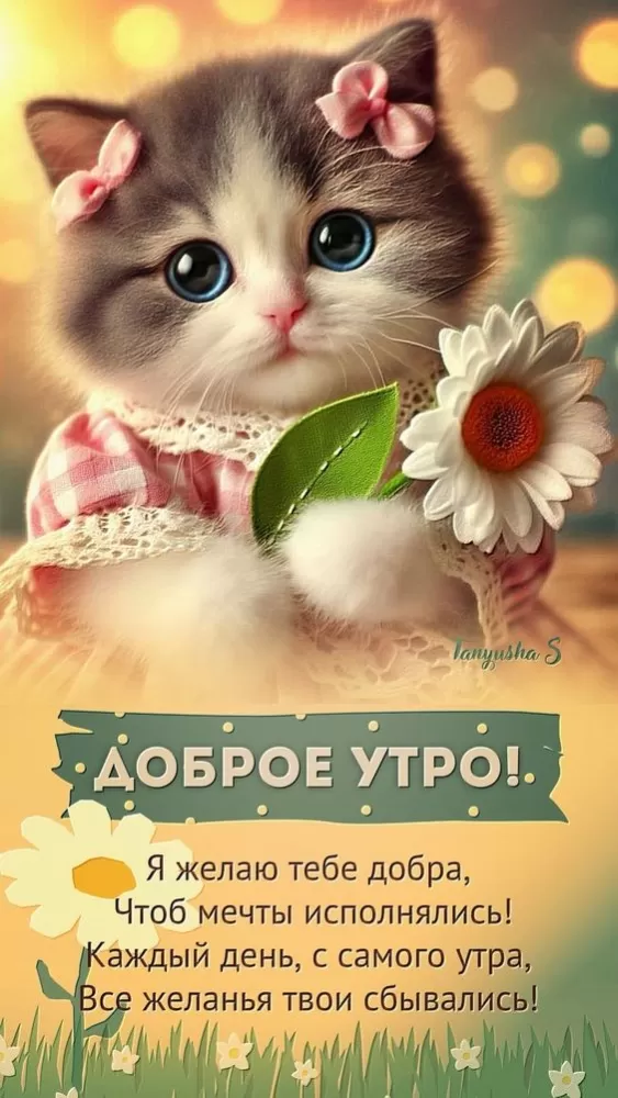 Позитивные картинки с пожеланиями Доброго утра. Картинки Доброе утро позитивные и прикольные