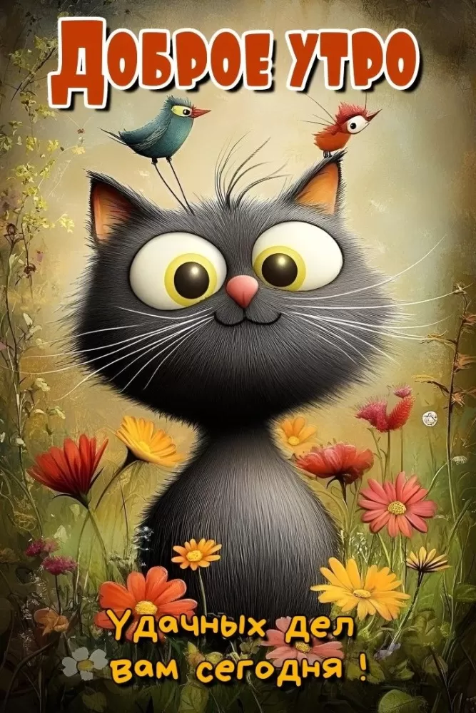 Позитивные картинки с пожеланиями Доброго утра. Картинки Доброе утро позитивные и прикольные