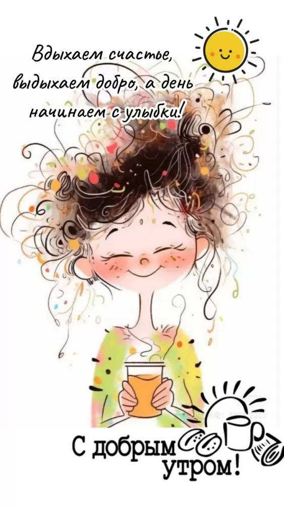 Позитивные картинки с пожеланиями Доброго утра. Позитивные и картинки с добрым утром 