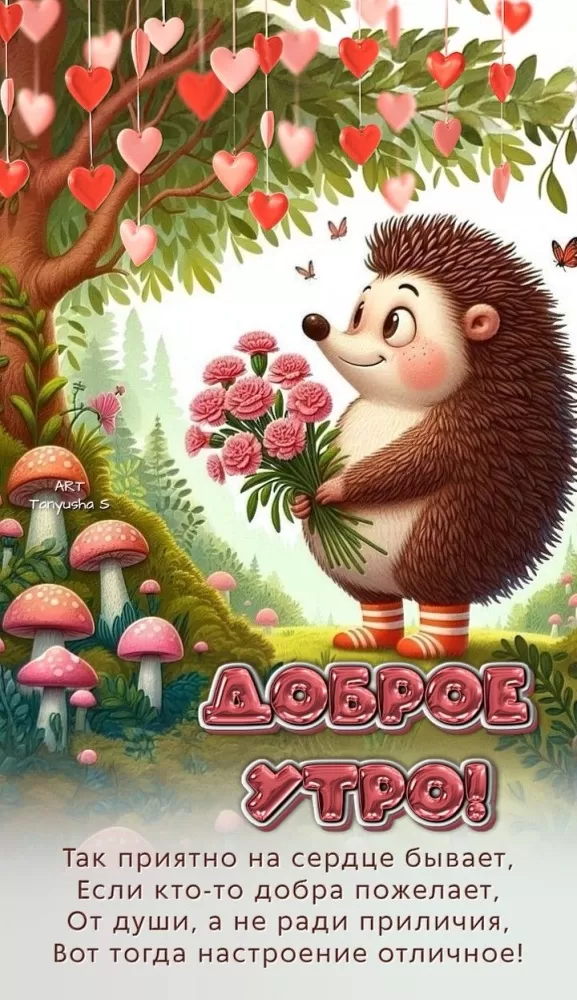 Позитивные картинки с пожеланиями Доброго утра. Картинки Доброе утро позитивные и прикольные