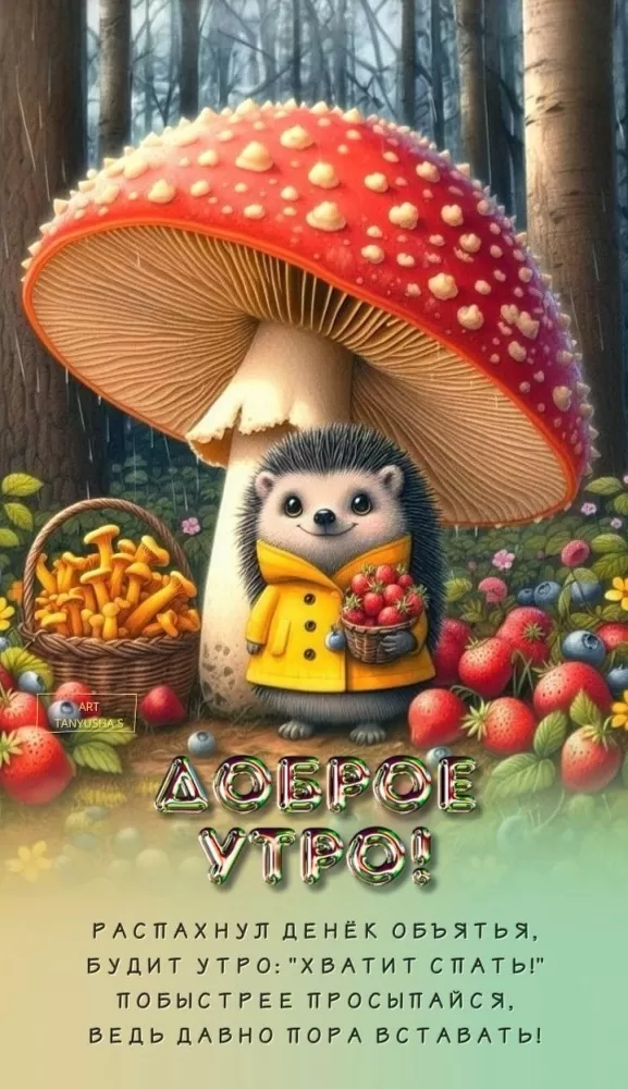 Позитивные картинки с пожеланиями Доброго утра. Картинки Доброе утро позитивные и прикольные