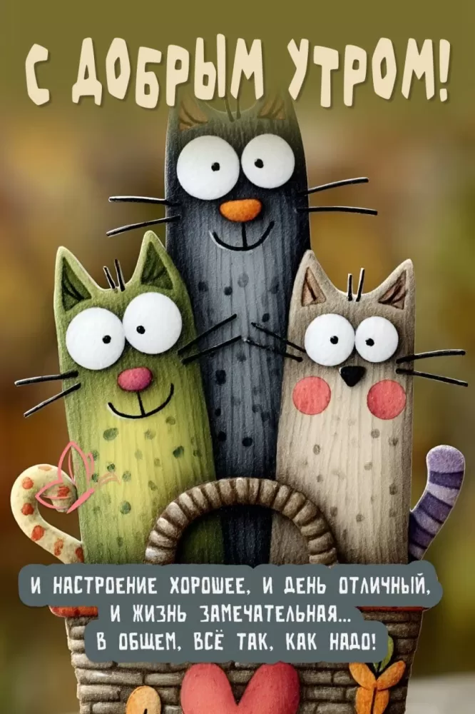 Позитивные картинки с пожеланиями Доброго утра. Картинки Доброе утро позитивные и прикольные