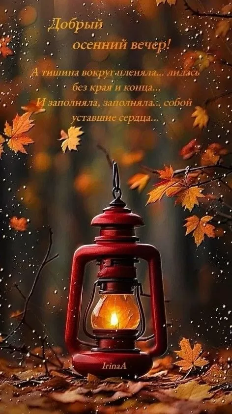 Красивые картинки "Добрый вечер" . Осенние картинки Добрый вечер