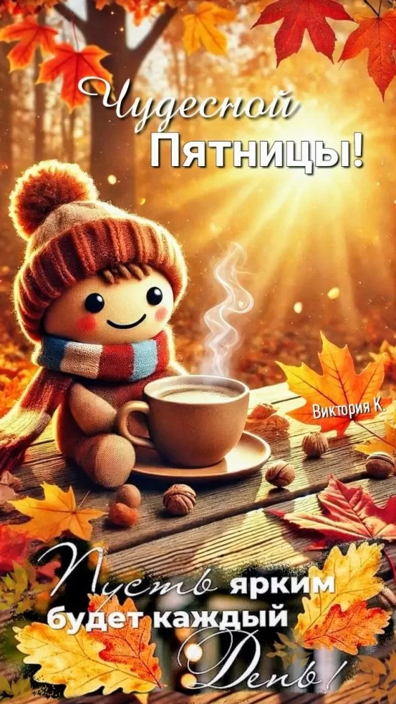 Картинки Доброе утро пятницы. Осенние картинки Доброе утро пятницы