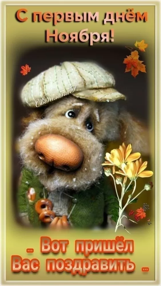 Картинки С первым днем ноября. Картинки с первым днем ноября