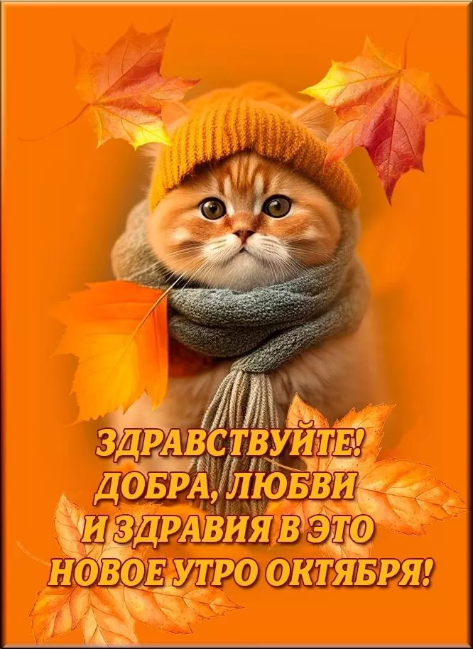 Красивые картинки Доброе утро октября. Красивые картинки Доброго утра октября