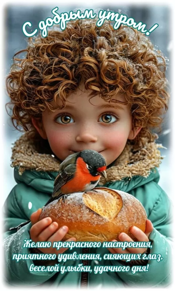 Зимние картинки Доброе утро (50+ штук). Доброе утро - картинки зимние, позитивные