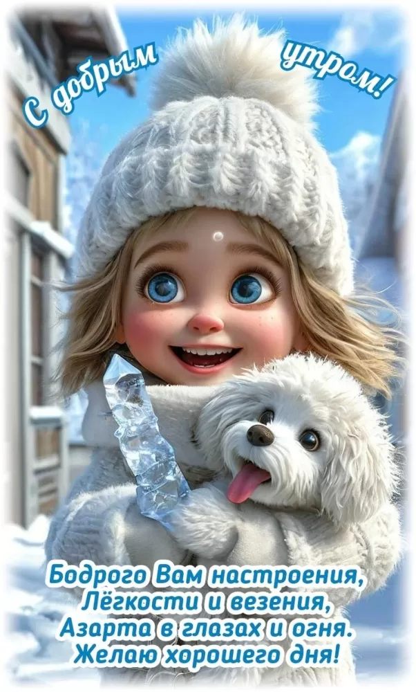 Зимние картинки Доброе утро (50+ штук). Зимние картинки Доброе утро 2025