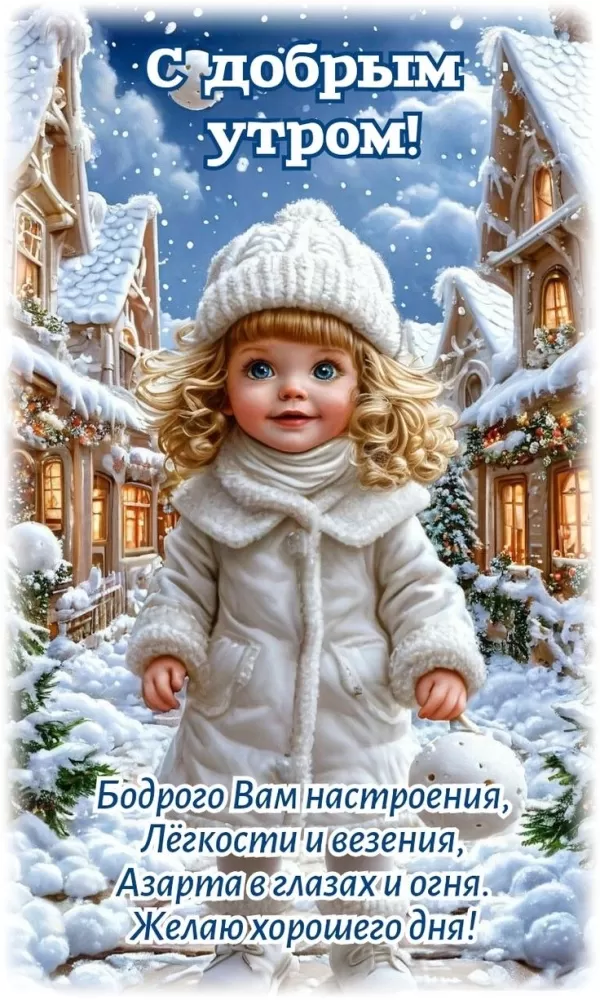 Зимние картинки Доброе утро (50+ штук). Доброе утро - картинки зимние, позитивные