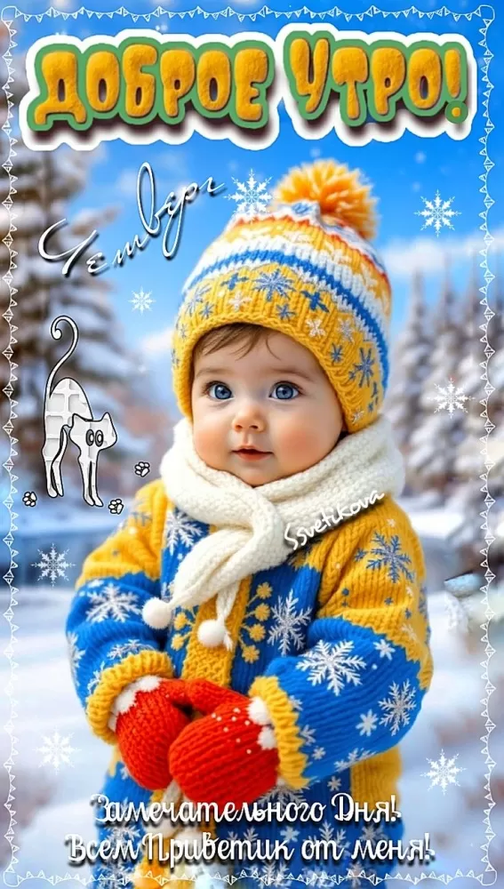 Зимние картинки Доброе утро (50+ штук). Зимние картинки Доброе утро 2025