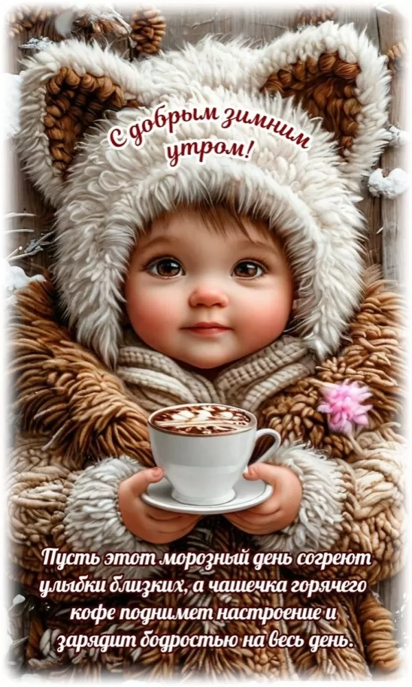 Зимние картинки Доброе утро (50+ штук). Доброе утро - картинки зимние, позитивные