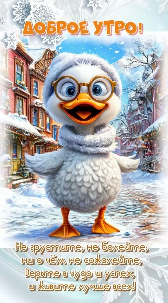 Зимние картинки Доброе утро (50+ штук). Доброе утро - картинки зимние, позитивные