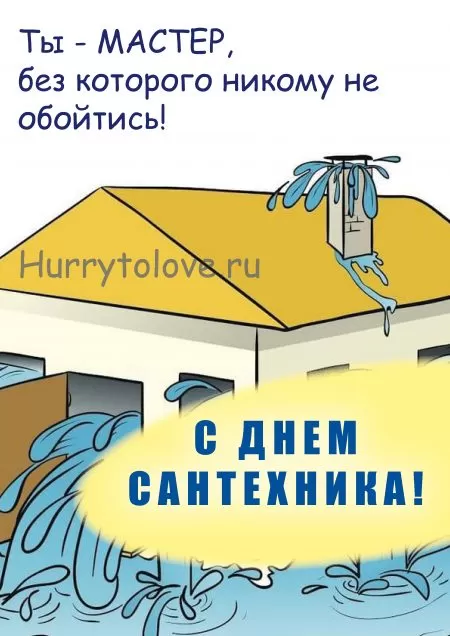 День сантехника: подборка прикольных открыток и картинок. Прикольные картинки с Днем сантехника