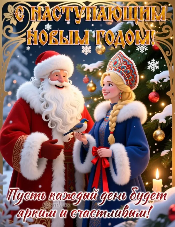 Картинки с Наступающим Новым годом 2026 — красивые открытки и поздравления. Красивые открытки с Наступающим Новым годом 2026