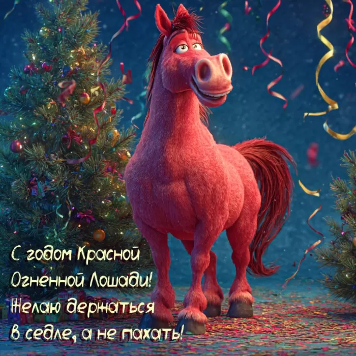 Картинки с Новым годом 2026 — скачать бесплатные открытки. Прикольные новогодние картинки