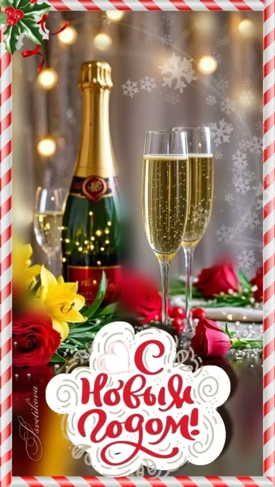 Картинки с Новым годом 2026 — скачать бесплатные открытки. Красивые открытки на Новый год 2026&nbsp;