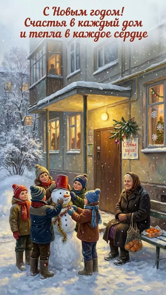 Картинки с Новым годом 2026 — скачать бесплатные открытки. Красивые открытки на Новый год 2026&nbsp;