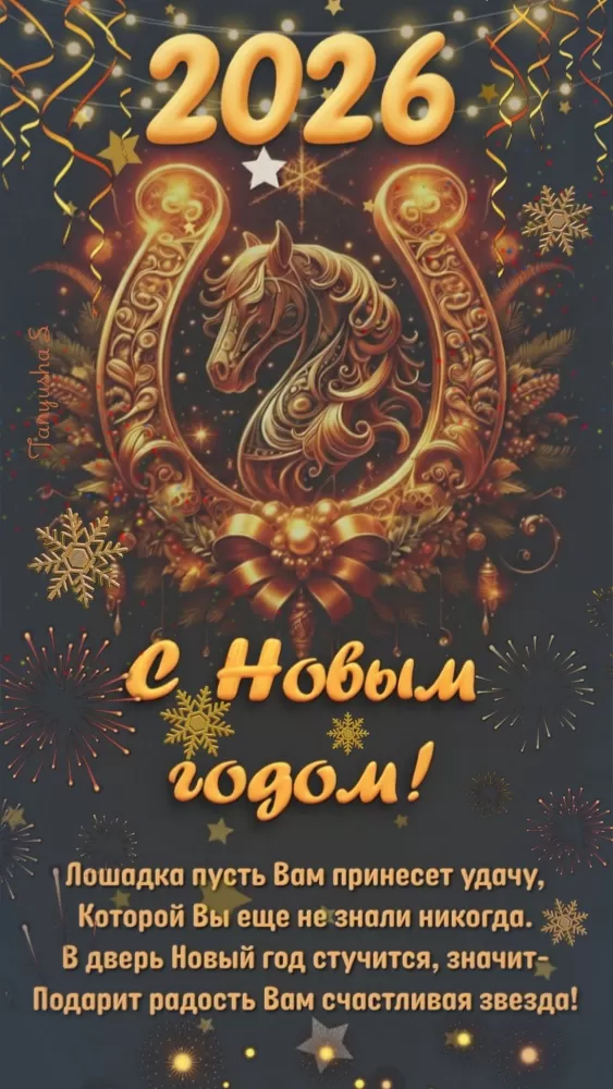 Картинки с Новым годом 2026 — скачать бесплатные открытки. Красивые открытки на Новый год 2026&nbsp;