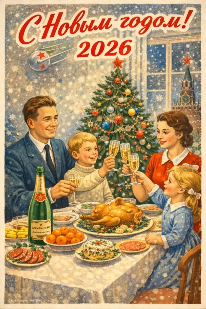 Картинки с Новым годом 2026 — скачать бесплатные открытки. Красивые открытки на Новый год 2026&nbsp;