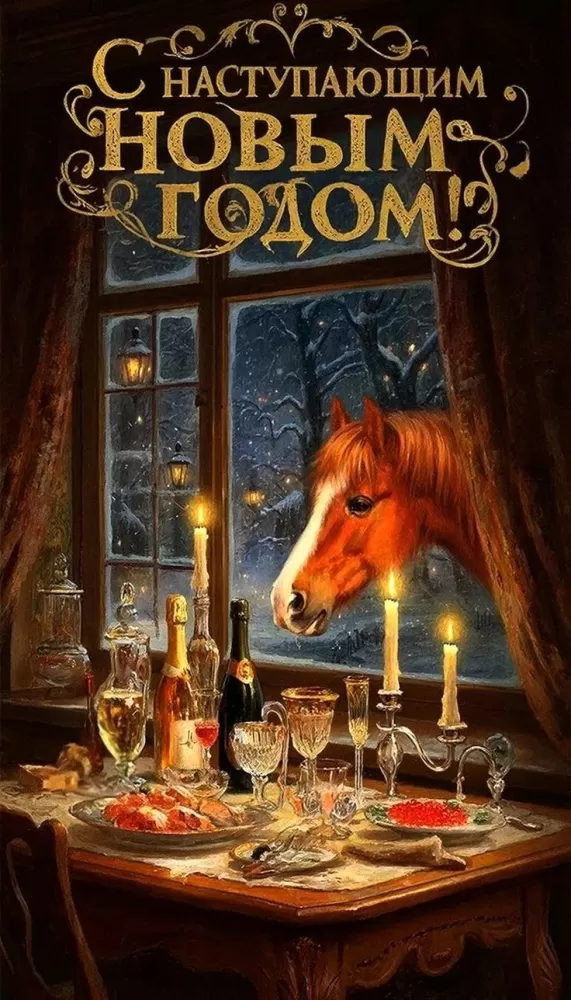 Картинки с Наступающим Новым годом 2026 — красивые открытки и поздравления. Красивые открытки с Наступающим Новым годом 2026