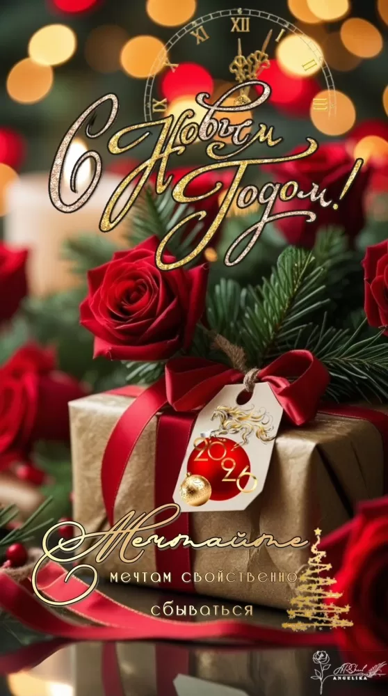 Картинки с Новым годом 2026 — скачать бесплатные открытки. Красивые открытки на Новый год 2026&nbsp;