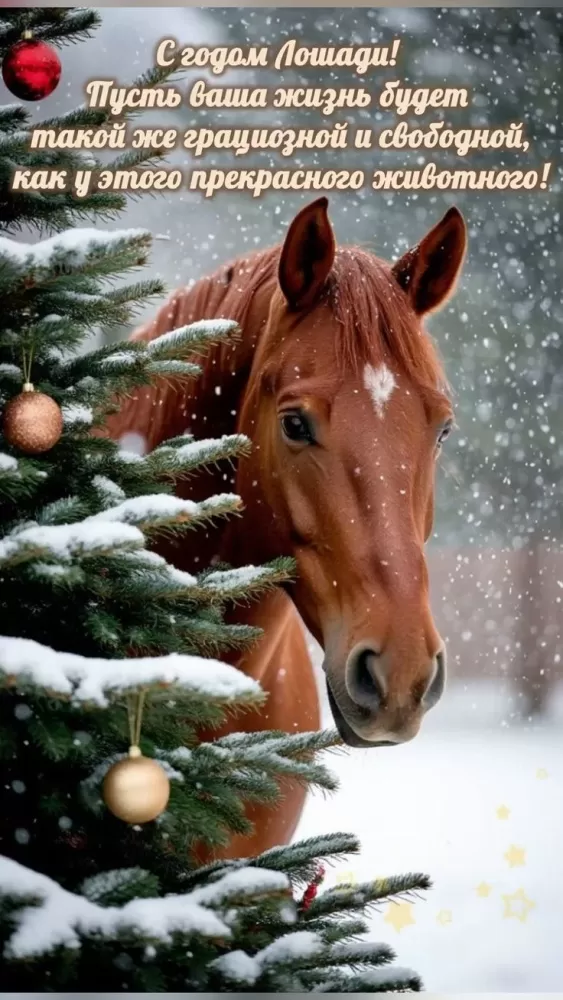 Картинки с Новым годом 2026 — скачать бесплатные открытки. Прикольные новогодние картинки