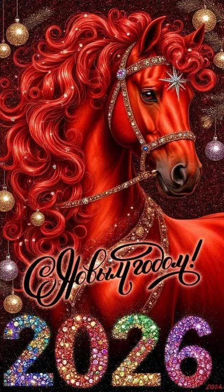 Картинки с Новым годом 2026 — скачать бесплатные открытки
