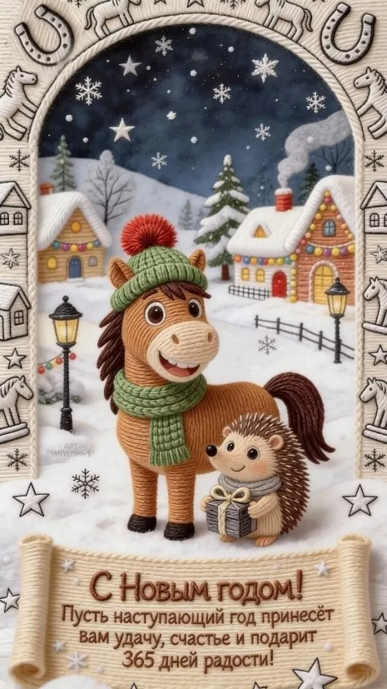 Картинки с Новым годом 2026 — скачать бесплатные открытки. Прикольные новогодние картинки