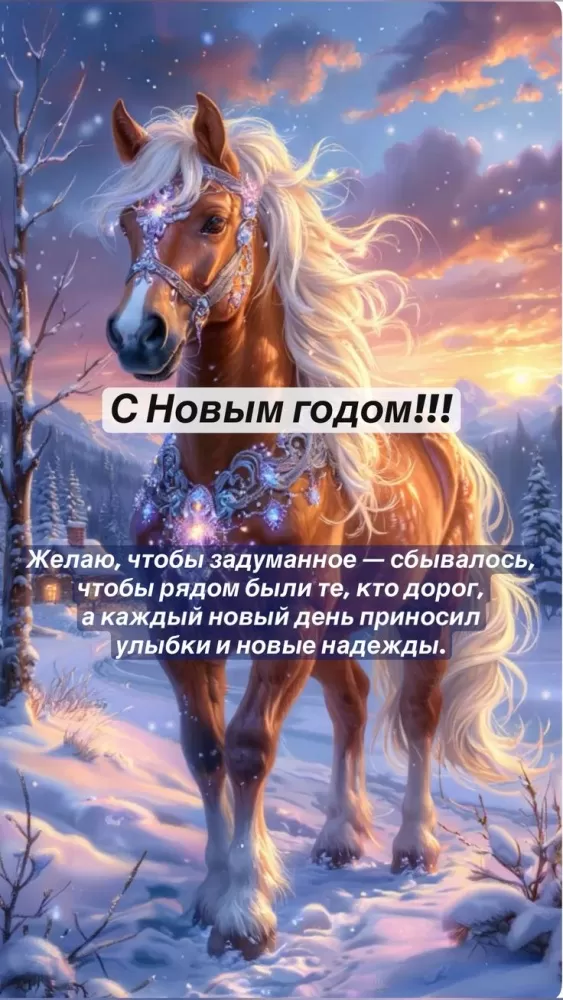 Картинки с Новым годом 2026 — скачать бесплатные открытки. Новый год 2026 - открытки с поздравлениями