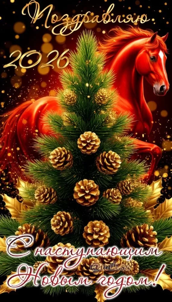 Картинки с Наступающим Новым годом 2026 — красивые открытки и поздравления. Красивые открытки с Наступающим Новым годом 2026