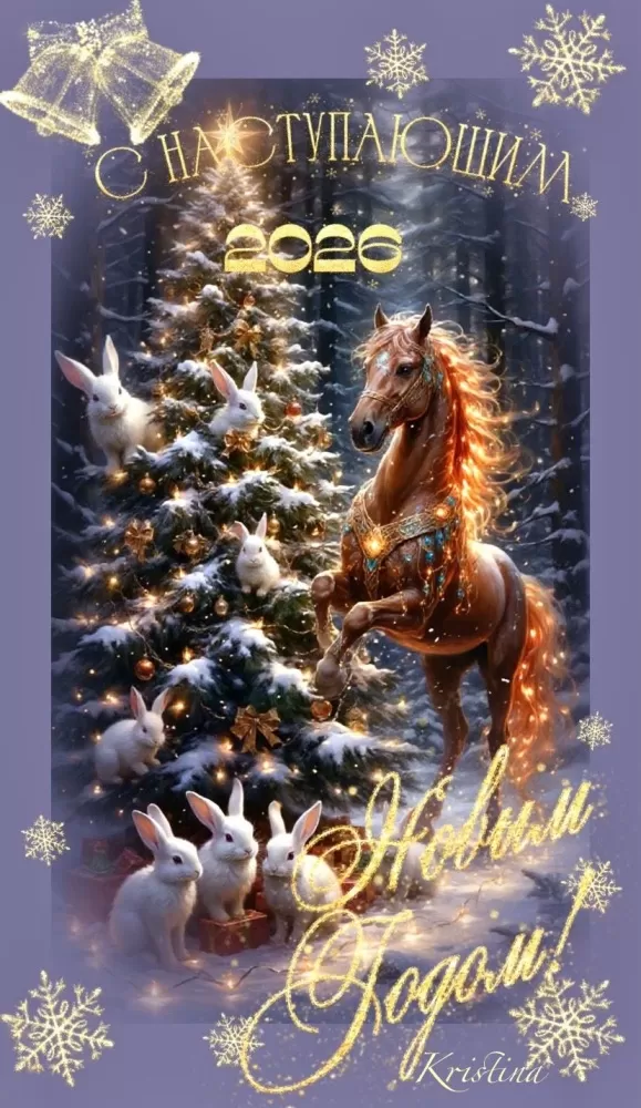 Картинки с Наступающим Новым годом 2026 — красивые открытки и поздравления. Красивые открытки с Наступающим Новым годом 2026